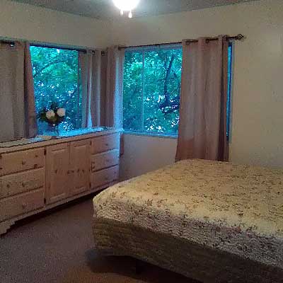 Comfortable Queen Bed in Bedroom 1